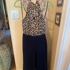 **BOGO 50% off** Wide leg cheetah print jumpsuit